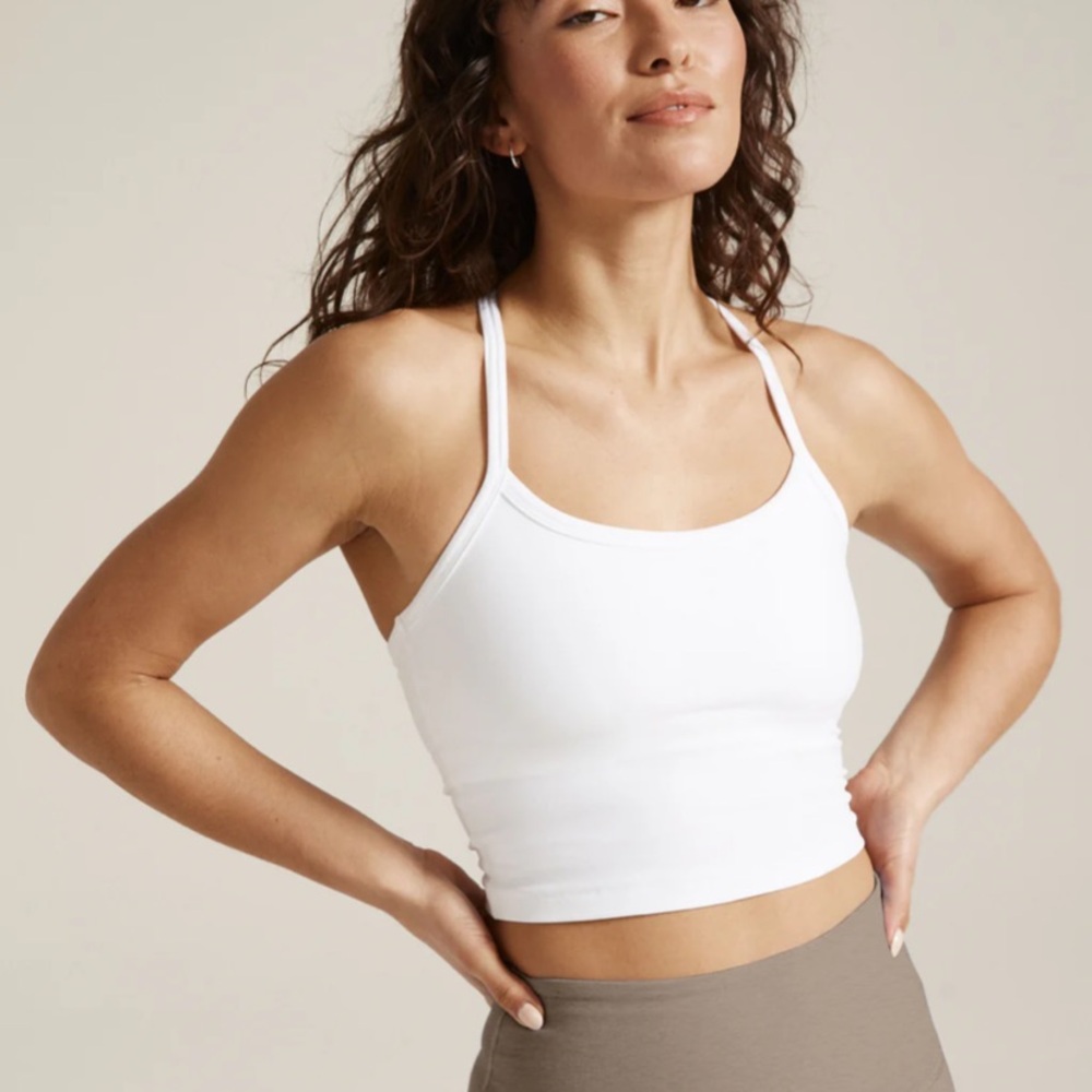 Spacedye Slim Racerback Cropped Tank